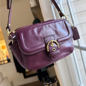 Coach Plum Camera Bag